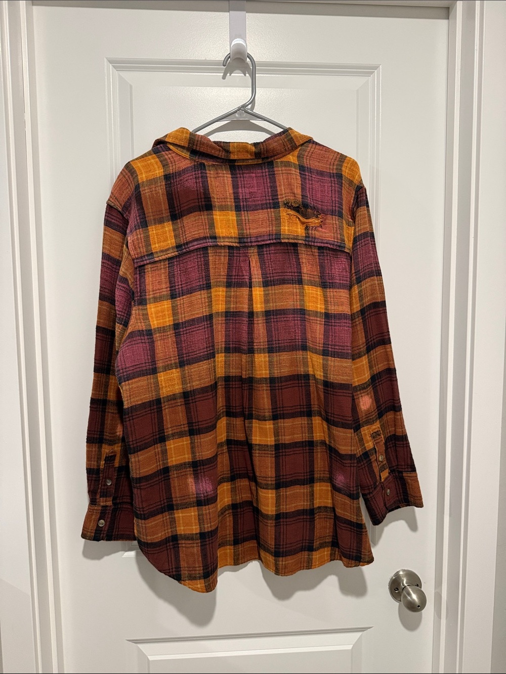 NWT American eagle oversized washed flannel - Picture 3 of 3